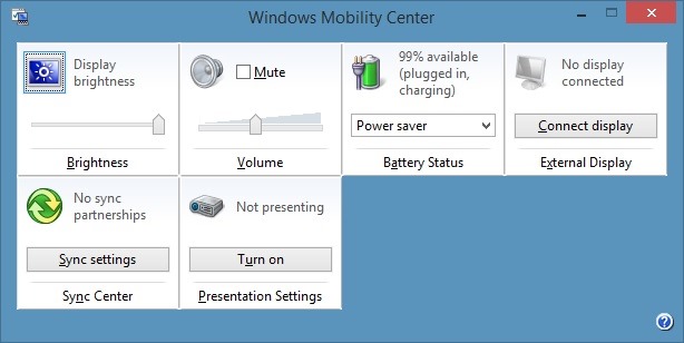 Windows-Mobility-Center