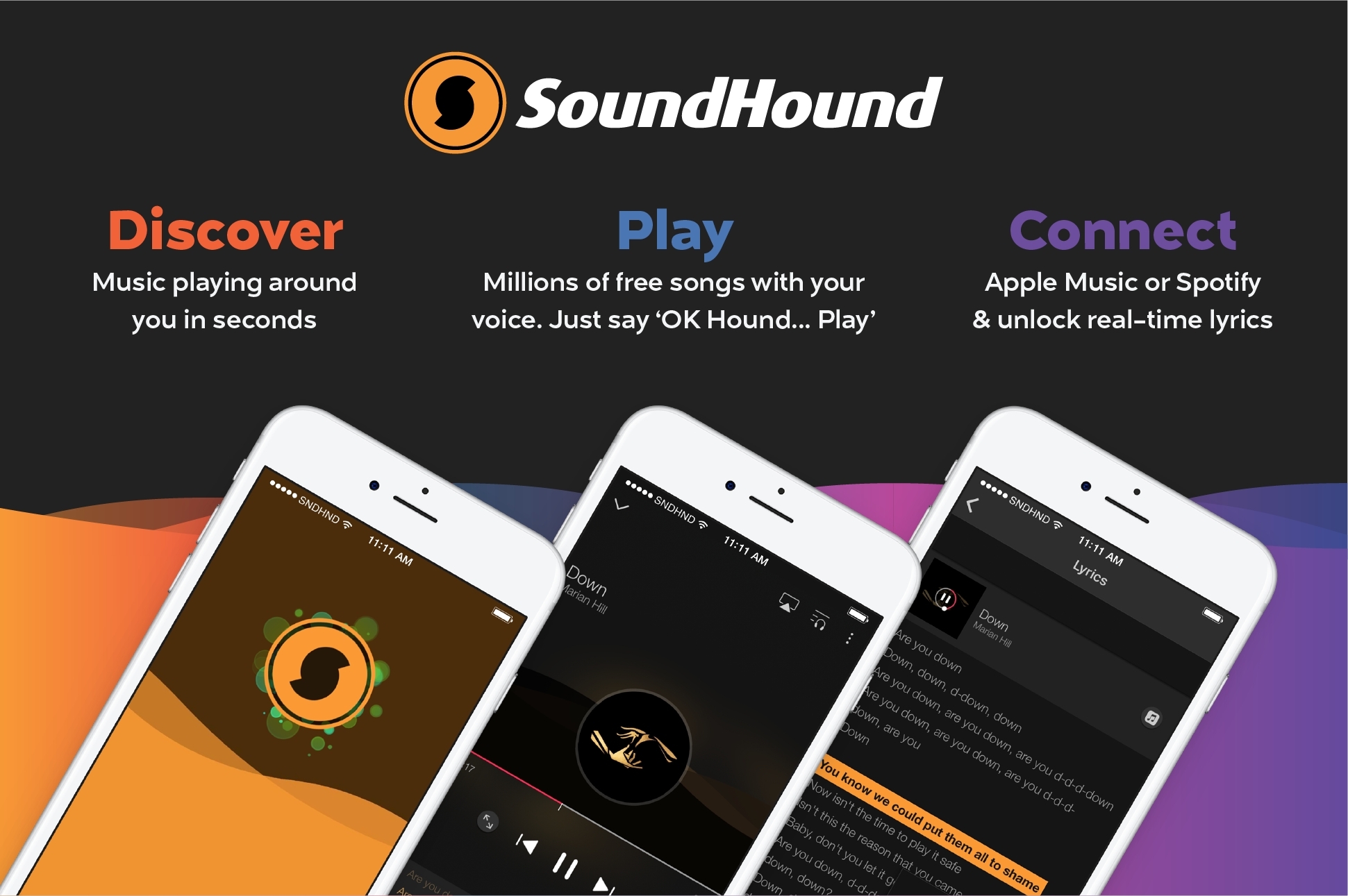برنامه Sound Hound | پیدا کردن اهنگ بدون اسم خواننده